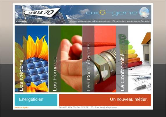 OX6GENE - Site vitrine - www.ox6gen.com